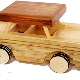smartcraft Wooden Showpiece Vintage Car for Kids image 2