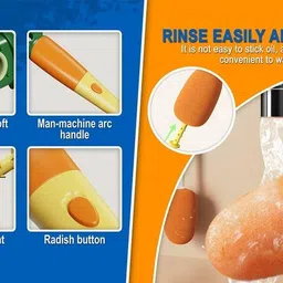 zwinko Cleaning Cup Brush 3 in 1 Multifunctional | Dish and Wine Glass Cleaner Brushes image 5