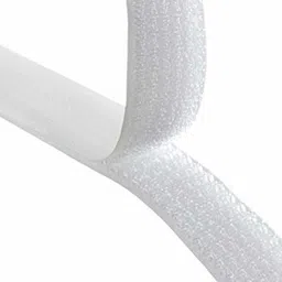 aezzo 25 M White Velcro 25mm 1Inch Width Hook + Loop Sew-on Fastener tape roll strips Use in Sofas Backs, Footwear, Pillow Covers, Bags, Purses, Curtains etc. (25Meter White) Sew-on Velcro-picture-14