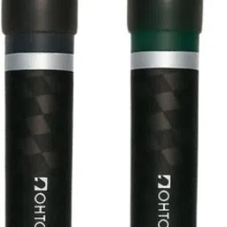 ohto Fude Ball Bio Roller Pen 1.5mm Black & Green color Waterproof/Fadeproof Pigment Gel Pen image 1