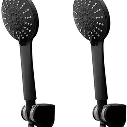 Parryware hand shower 3 - Modes, Bathroom clean black with Hose & clutch set of 2 pic 133 shower-picture-34