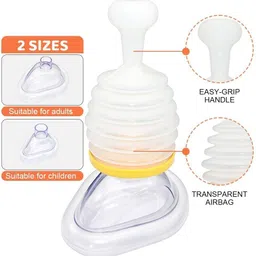 mbvtreads Anti Choking Device, Choking Rescue Device First Aid Kit Manual Nasal Aspirator image 3