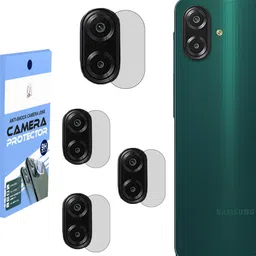 BERRIES Back Camera Lens Glass Protector for SAMSUNG GALAXY F07, [Unbreakable Polycarbonate Material]-image-80