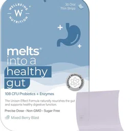 scitron Pre Get Melts Healthy Gut | 10B CFU Probiotics, Digestive Enzymes, FOS Mixed Berry Blast Capsules-picture-17