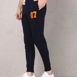 metronaut by flipkart Solid Men Dark Blue Track Pants image 3