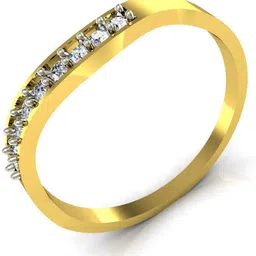 avsar BOR003YA 18kt Cubic Zirconia Yellow Gold ring image 3