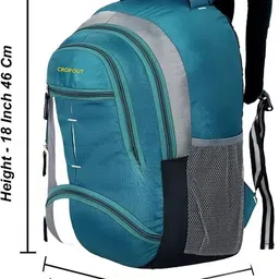 zerus Stylish Backpack for School College Office Travel with Free Sling Bag Combo Set Waterproof School Bag image 4