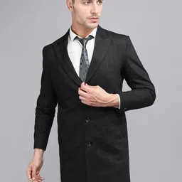roadster Polyester Self Design Coat For Men image 3