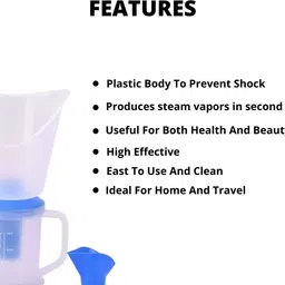 Dr care ALL-IN-ONE STEAMER VAPORIZER FOR FACIAL SAUNA, COLD, COUGH AND NOZZLE INHALER. Vaporizer image 3