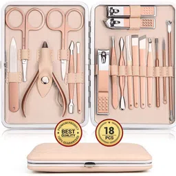 dwiza enterprise 18 in 1 Professional Manicure & Pedicure Set Nail Scissor Grooming Kit for Women-picture-11