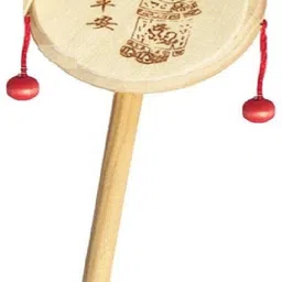 buzykart Wooden Rattle Drum Instrument Musical Toy For kids-picture-14