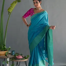 suta Self Design Handloom Pure Cotton Saree-picture-24