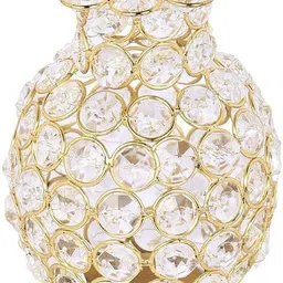 Neerun Crystal Gold Flower Vase Iron Vase image 5