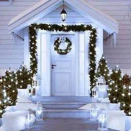 pgdt electro 50 LEDs 20 m White Flickering Disco Rice Lights image 3