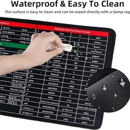 SONEEV MART Anti-Slip Gaming Mouse Pad | Shortcut Keys|Desk Accessories Mousepad image 4