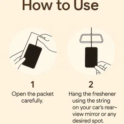 ohliway New-2 Ohli-Way Car Air Freshener – Long-Lasting Hanging Perfume Card (Pack of 1) Air Purifier image 4