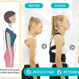 postureb Premium Posture Belt for men & women Back Support Posture Corrector image 3