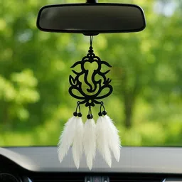 monssa Fancy Radha Krishna Car Hanging Car Rear View Mirror Decor Car Hanging Ornament Car Hanging Ornament image 4