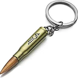 daiyamondo Army Bullet Key Chain | Metal, Multicolor image 1
