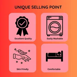 pooza enterprises 100 TC Polycotton Double Solid Fitted (Elastic) Bedsheet image 4