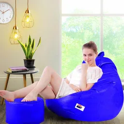 devogue XXXL Tear Drop Bean Bag Cover(Without Beans)-picture-28
