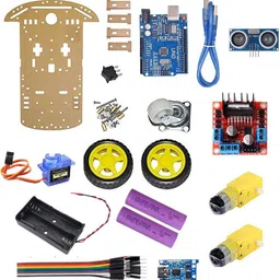 shektronix UNO Robot Car STEM DIY Kit with Arduino, Obstacle Avoidance, TP4056 Rechargeable Educational Electronic Hobby Kit-picture-19