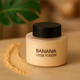 valhalla Banana Loose Powder Long Lasting , Waterproof Powder For Face Compact-picture-21