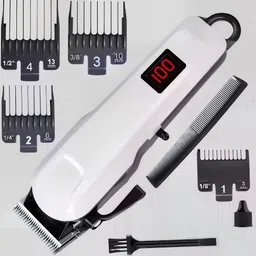 FABUNIK 809A Professional Rechargeable Hair Trimmer Electric Hair Clipper, Razor Trimmer Shaver For Men-picture-21