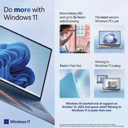 ASUS Zenbook A14 OLED (2025), MSO 2024 + M365 Basic, Metal Body, Backlit Keyboard, Qualcomm Snapdragon X Elite - (16 GB/512 GB SSD/Windows 11 Home) UX3407RA-QD054WS Thin and Light Laptop image 5