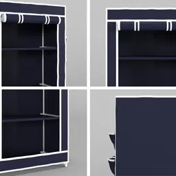 flipkart perfect homes studio Single Door & 4 Shelf PP Collapsible Wardrobe image 5