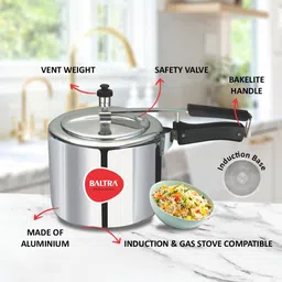 baltra BPI-101 3 L Induction Bottom Pressure Cooker image 2