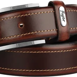 flyer Men Formal, Casual, Evening, Party Brown Genuine Leather Belt-picture-23