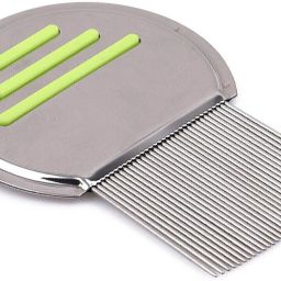 venalisa GREEN Premium Lice Comb With Steel Teeth removes Lice & Nits NIT Free Hair-picture-0