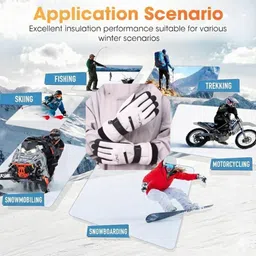 highever Solid Winter Men Gloves image 5