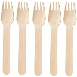 agarwal traders 140mm fork Disposable Wooden Dinner Fork image 4