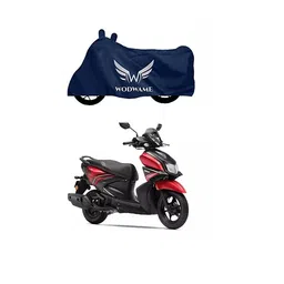 darror Water Resistant Scooty Body Cover for compitable Yamaha-Ray-ZR-125 Navy Color image 1