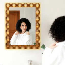 luppra UV-Printed 18×24 LED Wall Mirror Bathroom Mirror image 3