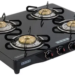 usha Ebony GS4 001 Glass Manual Gas Stove image 2