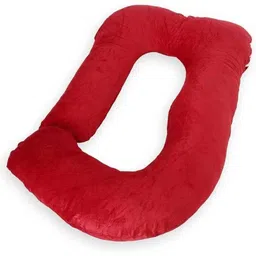 netunique Polyester Fibre Solid Pregnancy Pillow Pack of 1 image 3
