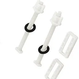 Toilet Seat Cover Screw Set Hinges With 50mm bolt (35MM X 22MM) Custom Fit Toilet Seat Lid Lock-image-34