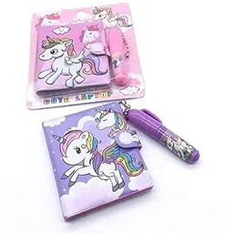 2 Small Cartoon Pocket Diary with Small Pen for Kids Girls Cute Cartoon Mini Diary YES 100 Pages-image-6