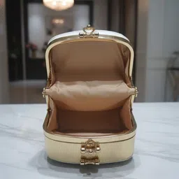 maglin Casual, Party White Clutch image 5