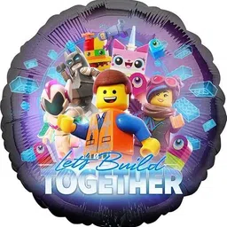 toyuniverse Printed LEGO Movie theme Foil balloon set for birthday party decoration Balloon image 4