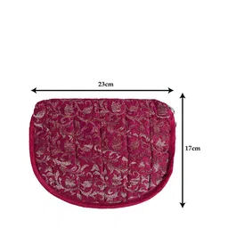 Kuber Industries Yellow & Pink 2 Pcs Woven Design Storage Organiser image 4