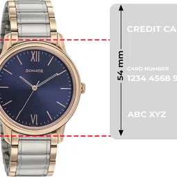 sonata Beyond Gold Analog Watch - For Men NS7128KM01 image 4