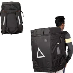 ultrafine Large 102 L Backpack New Launch popular Large Size Bike pickup Single Compartment Insulated Thermal Pizza/Food/Meal/Boxes/Grocery Multipurpose Comfortable Carriage Online Delivery Backpack Bag image 4