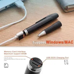 JRONJ 1080p Full HD Hidden Camera Spy Pen Camera Video recorder Video Loop Recording Security Camera image 4