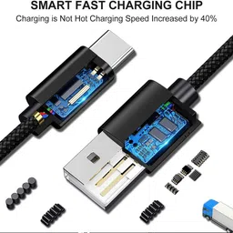 Wayona USB Type C Cable 2 A 2 m Nylon WC2CB1 image 2