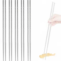 mapperz Eating, Training Stainless Steel Chinese, Japanese, Korean, Vietnamese Chopstick-picture-12