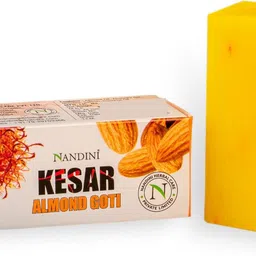 nandini Kesar & Almond Goti Facial soap For Man & Women 25g. (Pack of 10) image 2